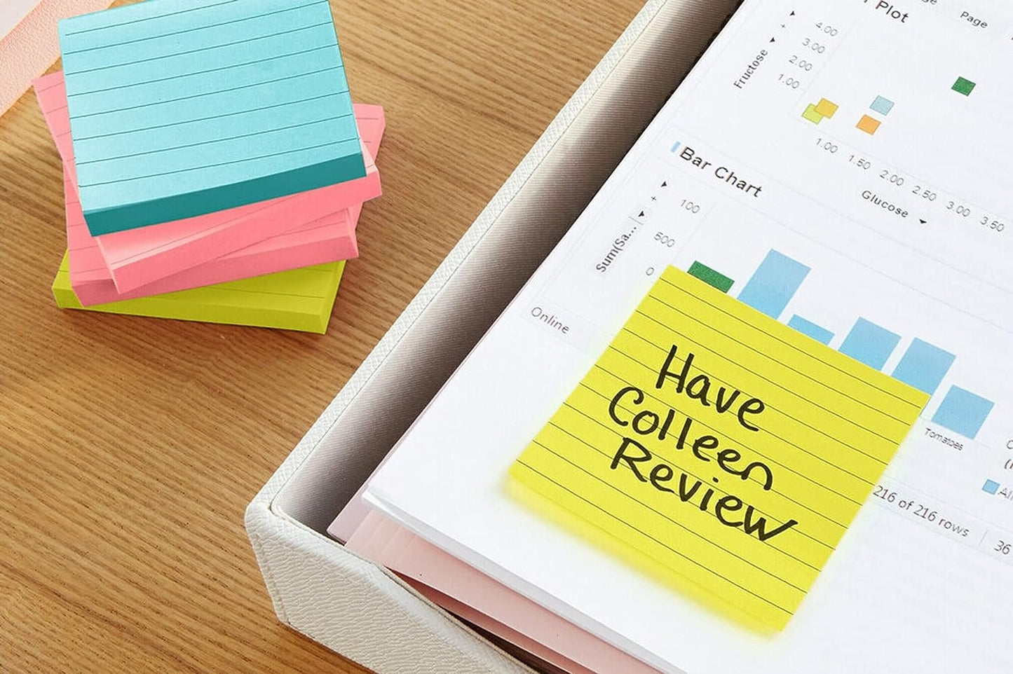 Post-it Notes, 3x3 in, 4 Pads, America's #1 Favorite Sticky Notes, Poptimistic Collection, Bright Colors (Magenta, Pink, Blue, Green), Clean Removal, Recyclable (6301-B)