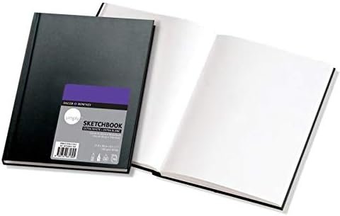 Daler Rowney Hardbound Sketchbook, Extra White, 4 x 6", 110 Sheets, 1 Each
