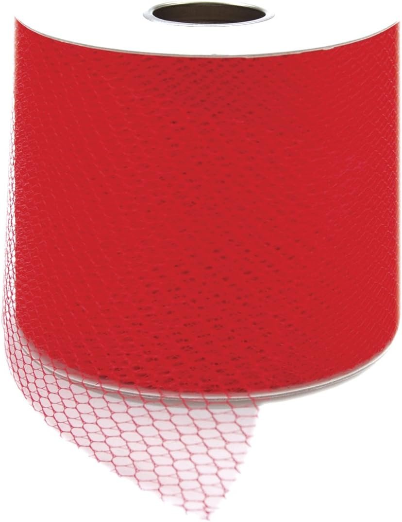 Falk Net Mesh Spool 3" Wide 40 yd, Red