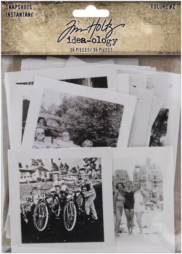 Bundle - Tim Holtz Idea-Ology PHOTOMATIC th94310 and SNAPSHOTS Volume 2 th94322-2023 Release