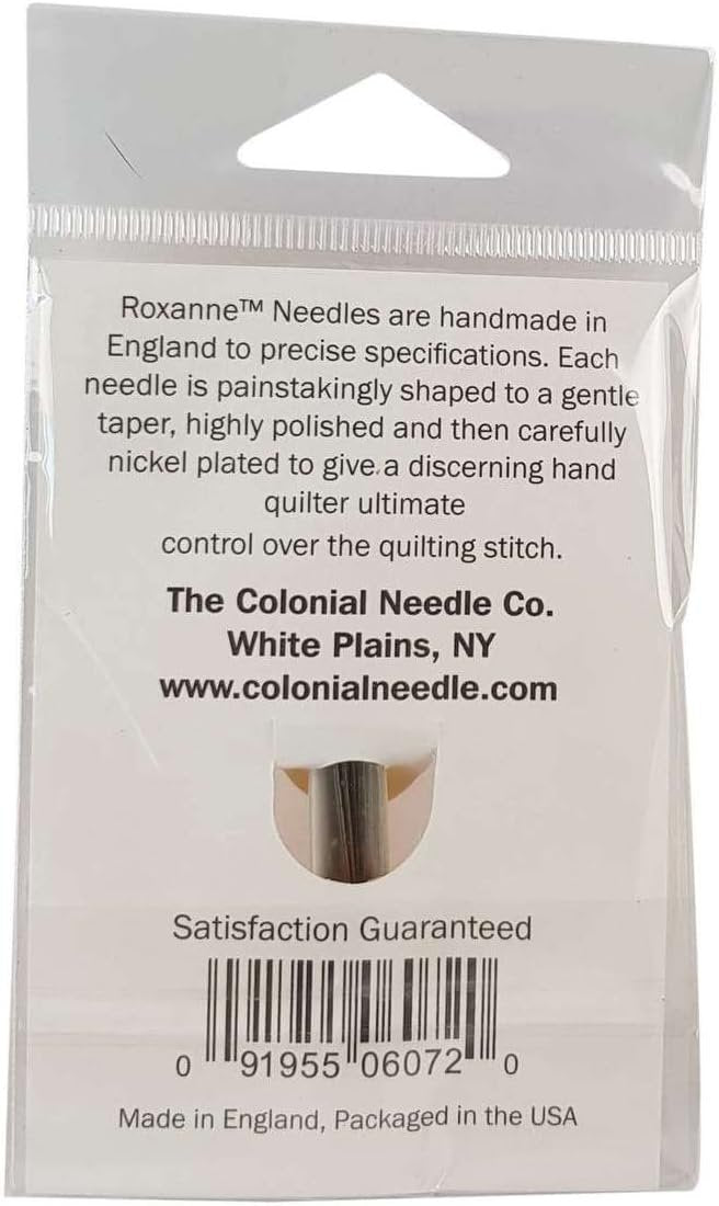 Colonial Needle Basting Extra Long Needles, Silver