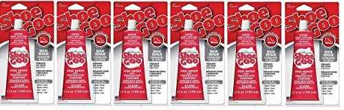 Shoe Goo Glue Shoe Repair Leather Rubber Waterproof 3.7 fl oz Clear, 6-Pack