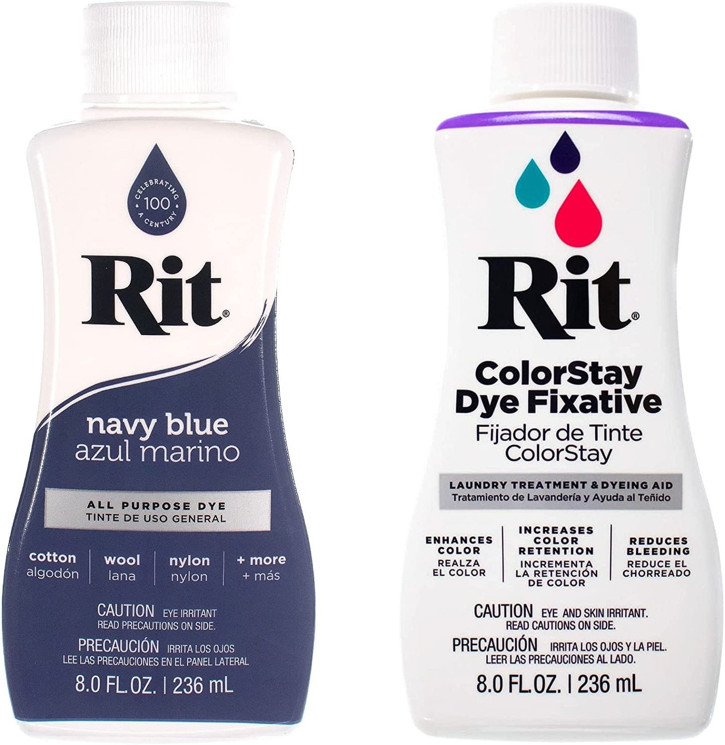 RIT Dye Wide Selection of Colors with Color Fixative