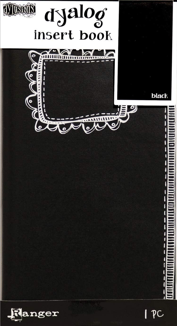 Dylusions DYALOG INSERT BOOK BLACK #2, us:one size