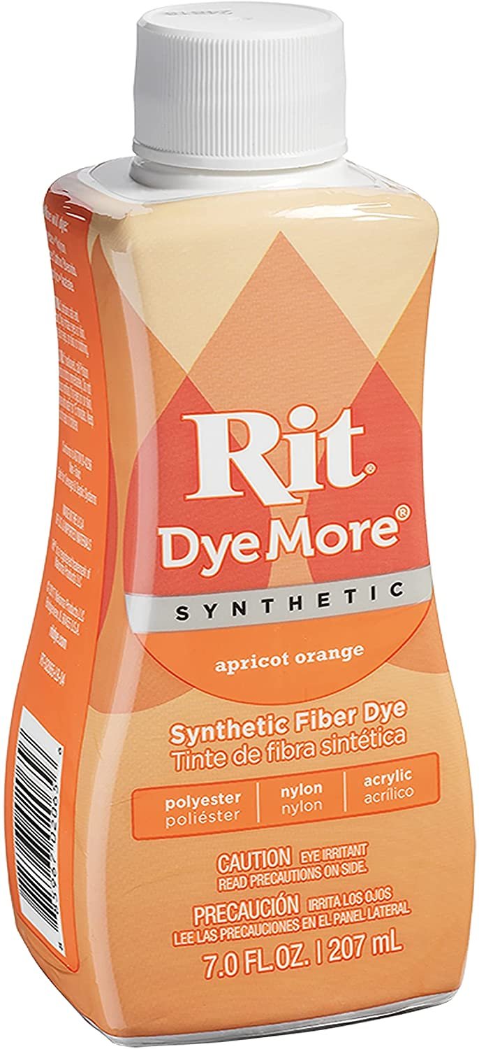 Rit DyeMore Liquid Dye, Apricot Orange 7 Fl Oz (Pack of 1)