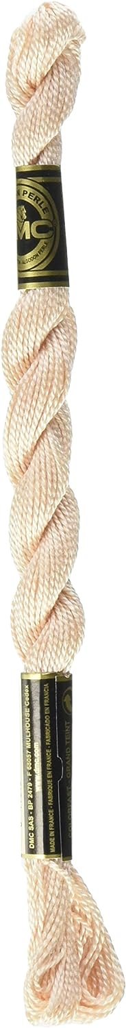 DMC 115 5-948 Pearl Cotton Thread, Very Light Peach, Size 5
