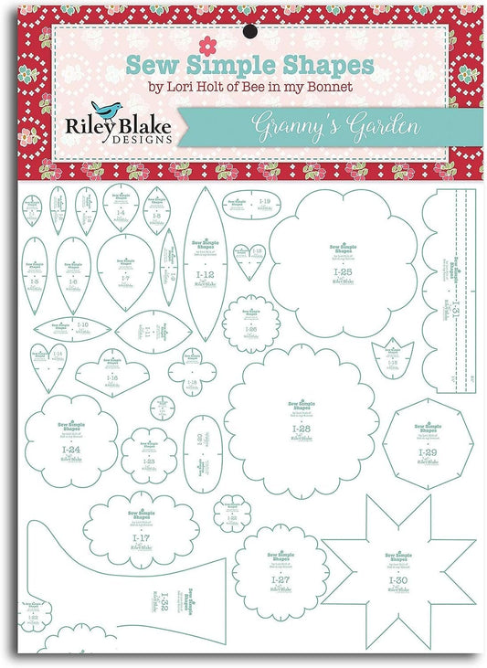 RILEY BLAKE DESIGNS Template Set Granny GAR, Original Version