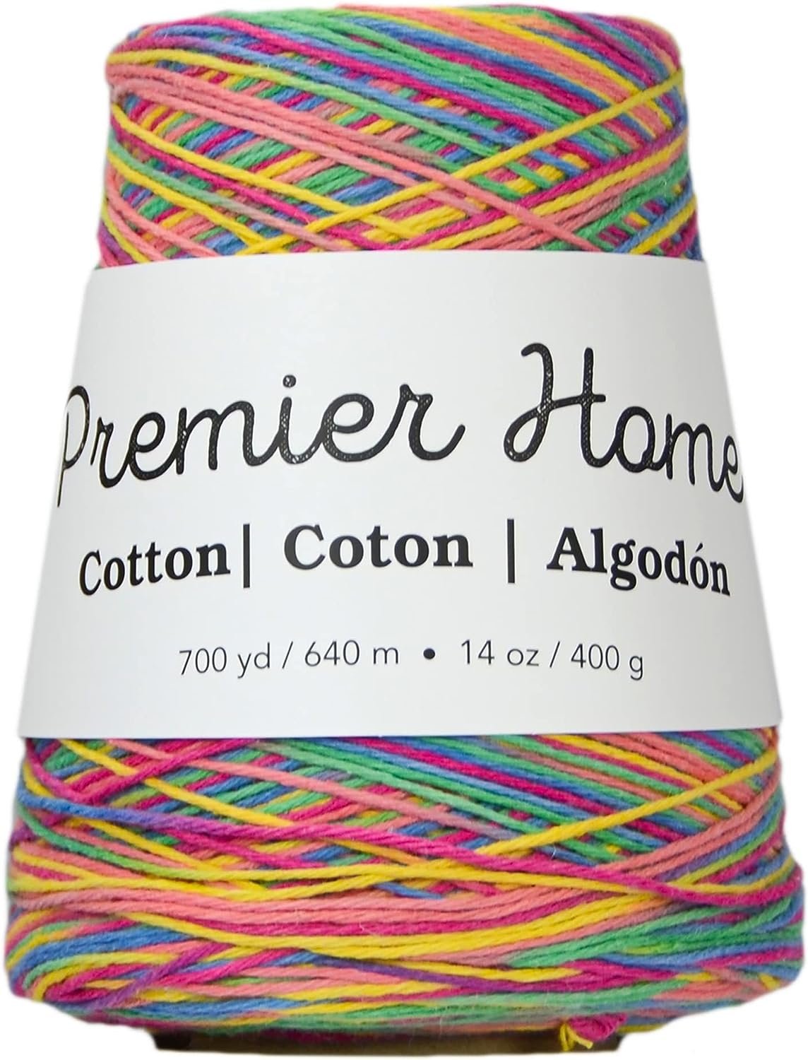 Premier Yarns 1032-01 Home Cotton Yarn - Multi Cone-Rainbow (Parent)