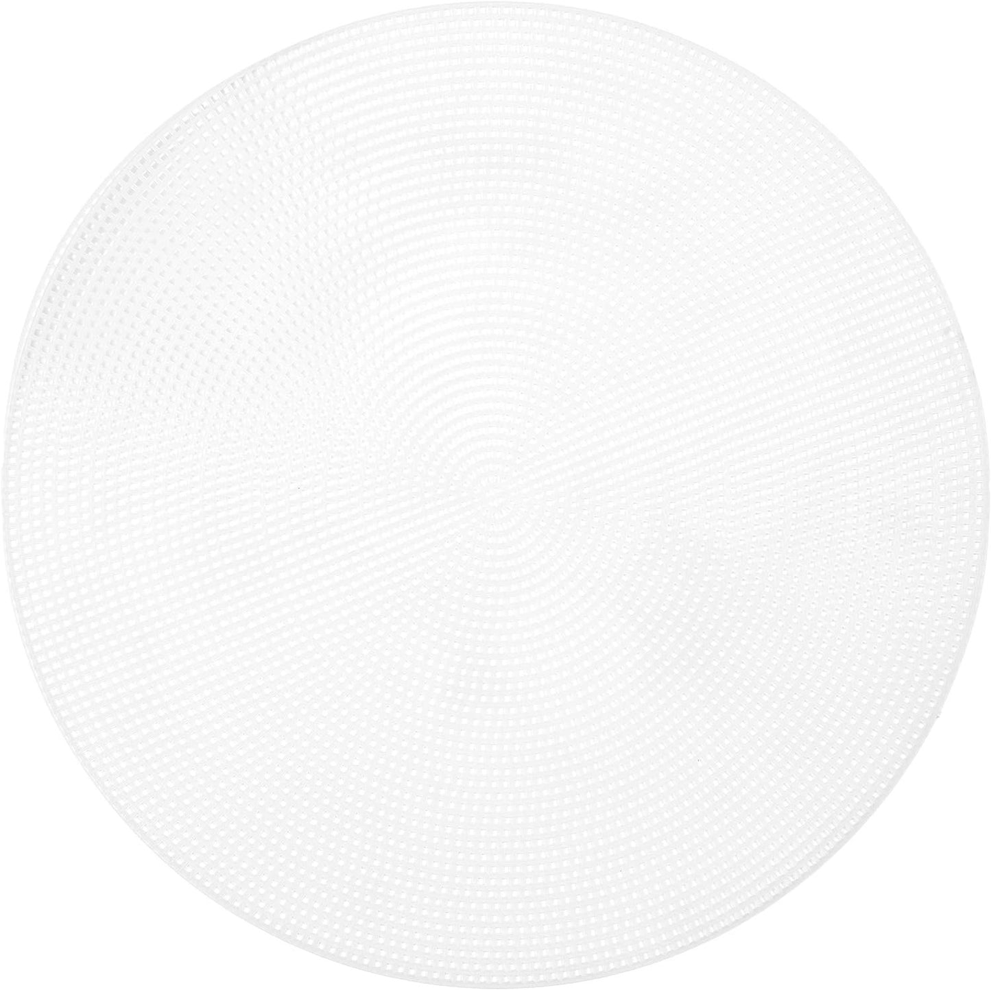 Cousin DIY 1 Count Plastic Stitching Canvas, 12" Round, Clear