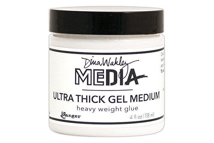 Ranger Medium 4 oz Dina Wakley Media Ultra Thick Gel, Multicolor