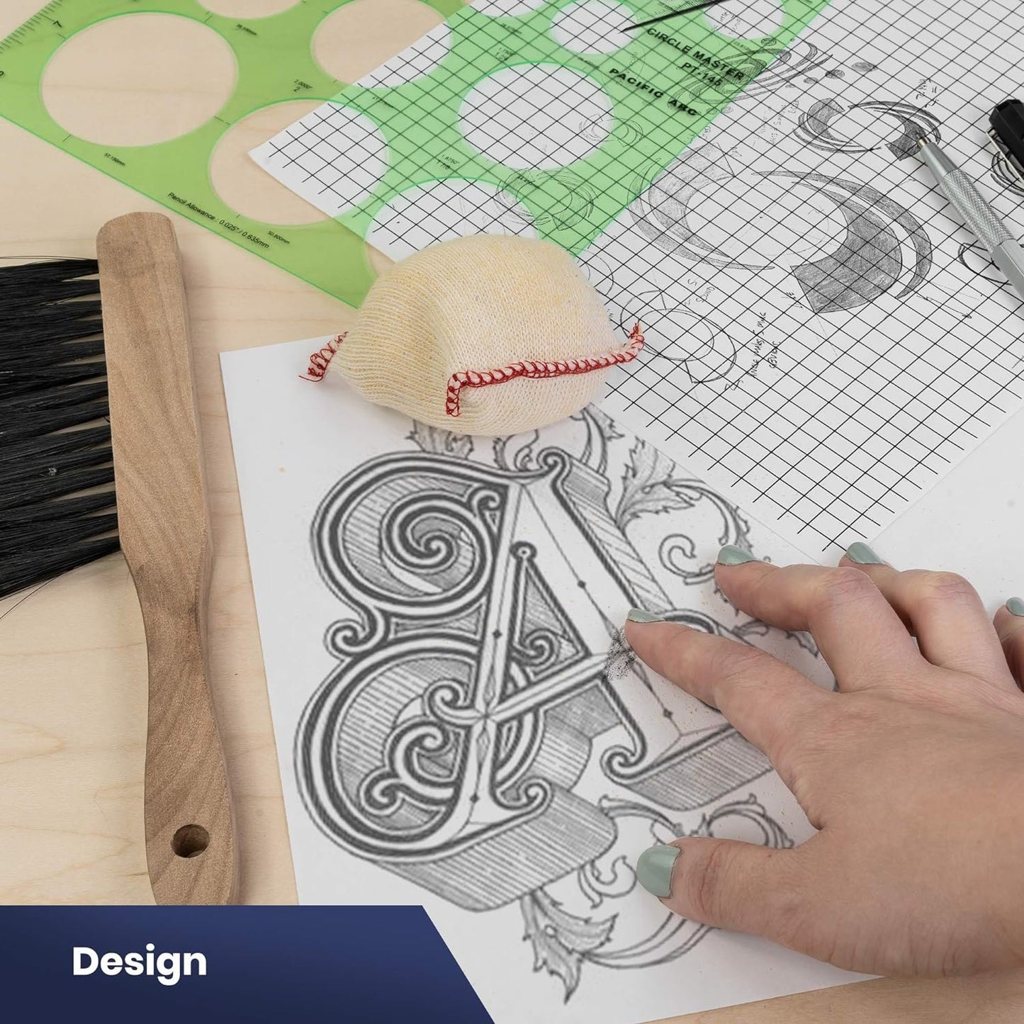 Pacific Arc Dry Cleaning Pads Parent for Drafting, Art, Architecture, and Graphite