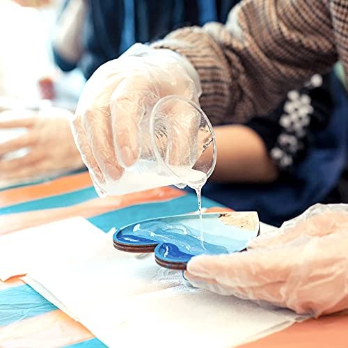 Easy Cast Clear Casting Epoxy Resin 8 Ounce Kit Castin Craft Casting Epoxy, Clear Glass Smooth, Pixiss 15 Colors Resin Tinting Mica Powders (Assorted Colors), Epoxy Resin Mixing Supplies