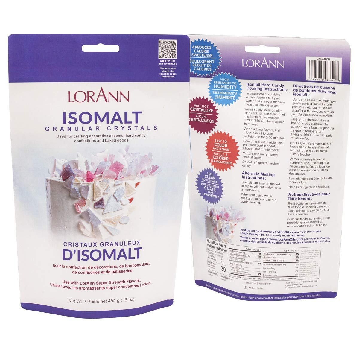LorAnn Isomalt (Grandular) - 1 lb Bag