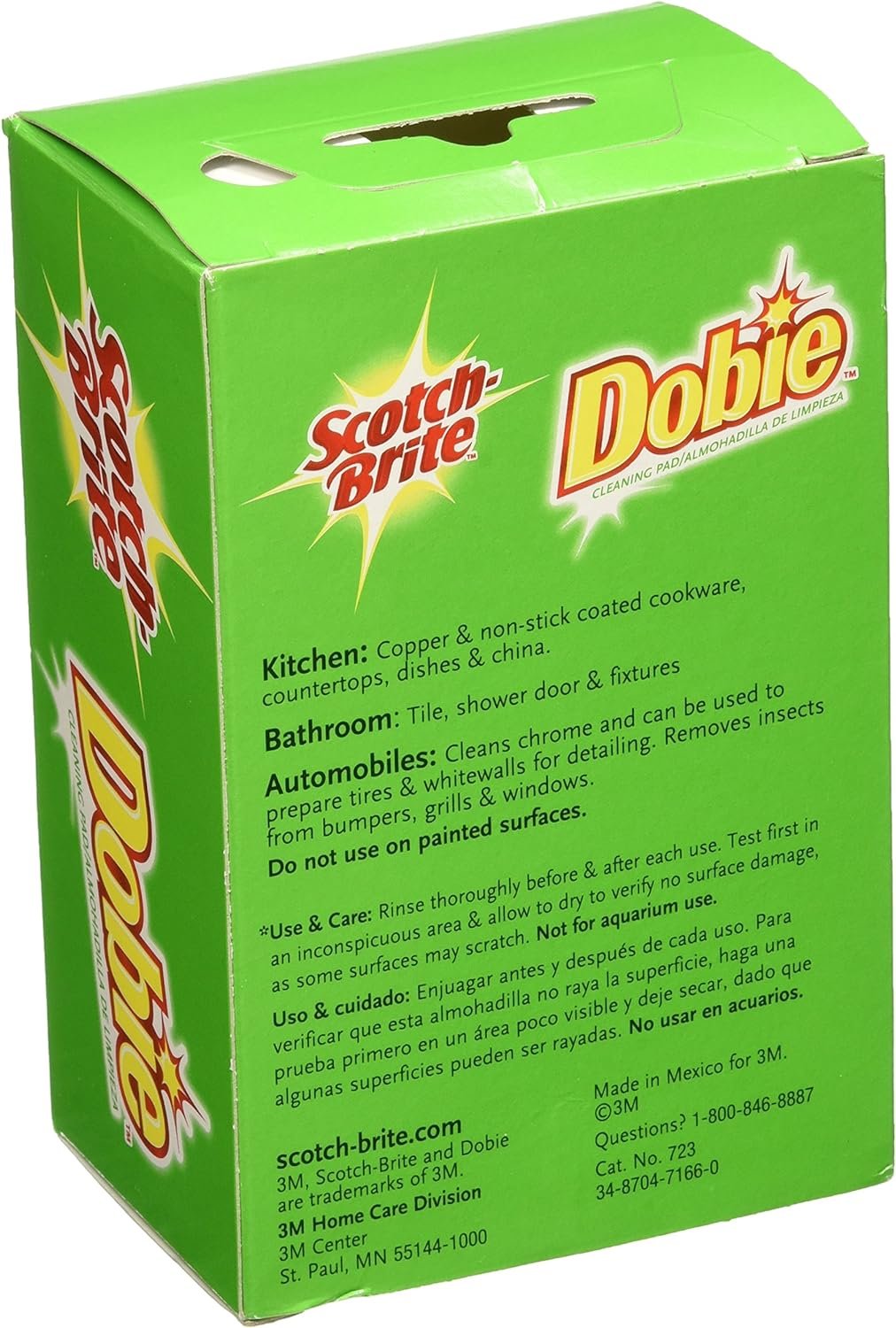 Scotch-Brite 3PK Dobie Cleaning Pad