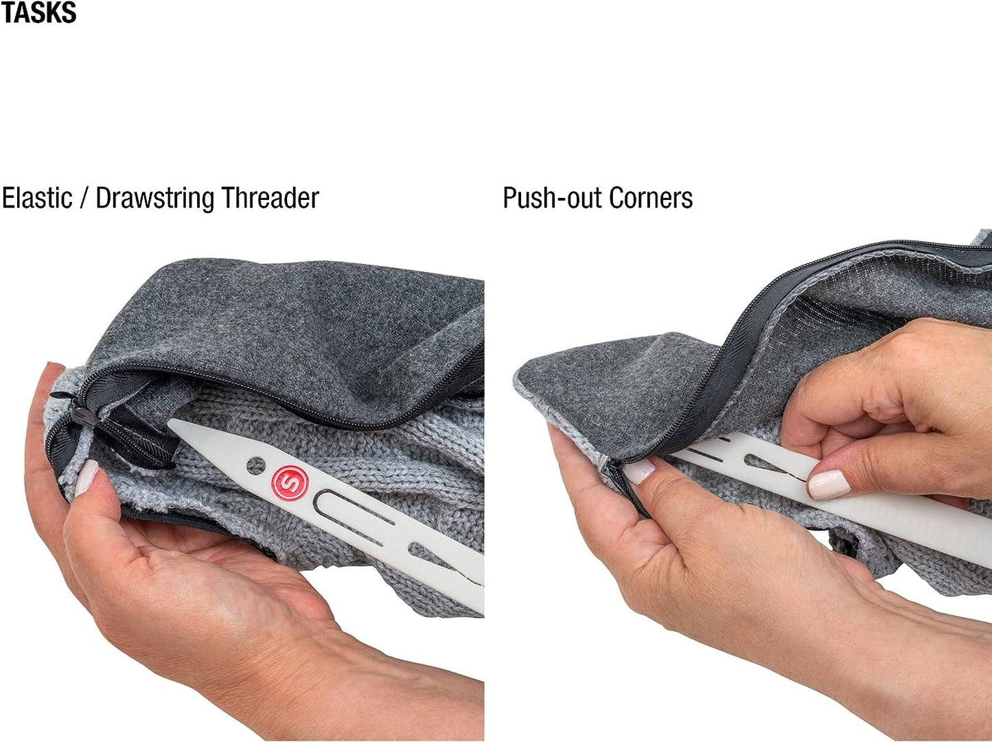 SINGER Drawstring Threader and Sewing Loop Turner Tool Set Medium