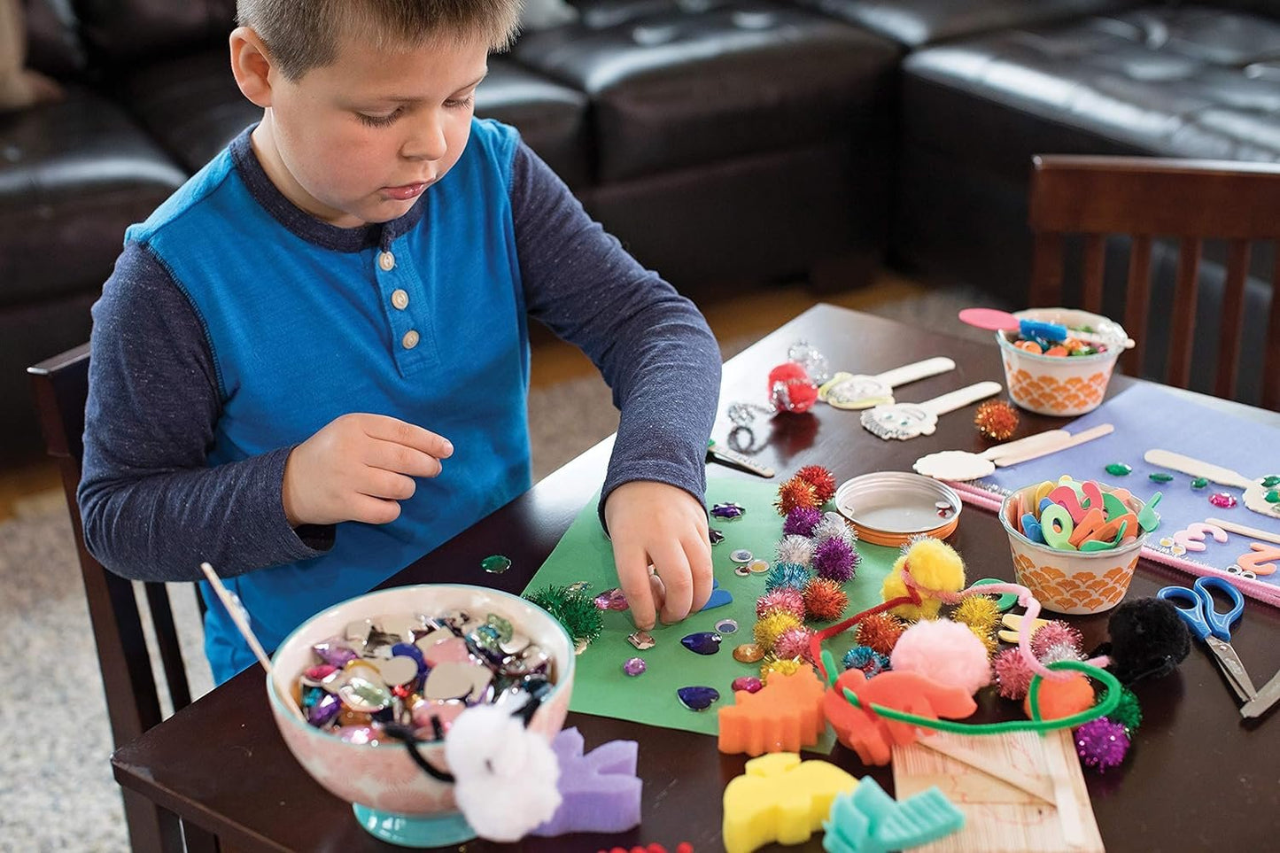 Creativity Street 1/2" Glitter Pompons