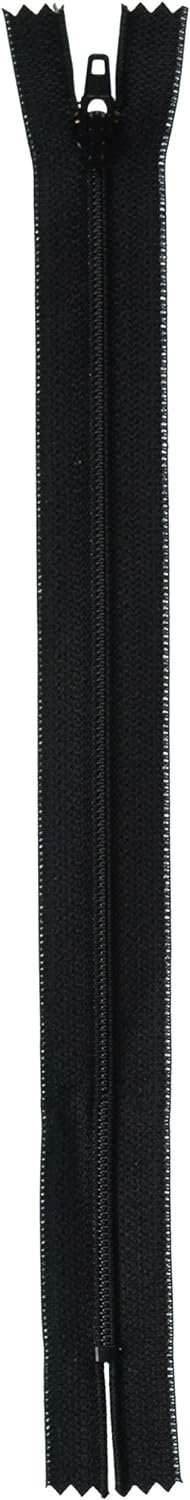 Coats Thread & Zippers F7214-BLK All-Purpose Plastic Zipper, 14", Black