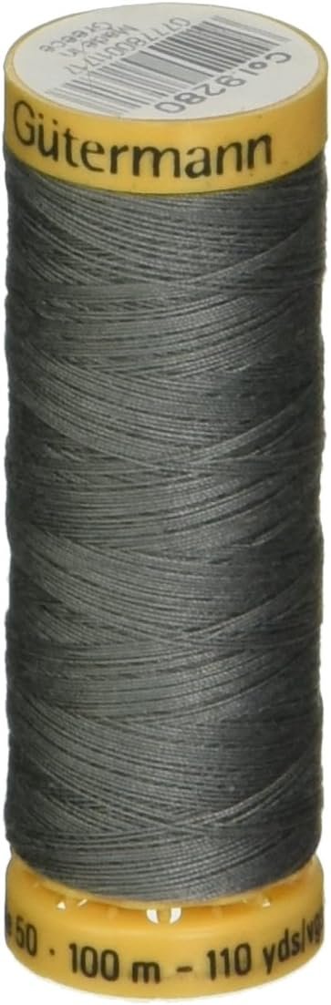 Gutermann Natural Cotton Thread 110 Yards-Greymore (103C-9280)