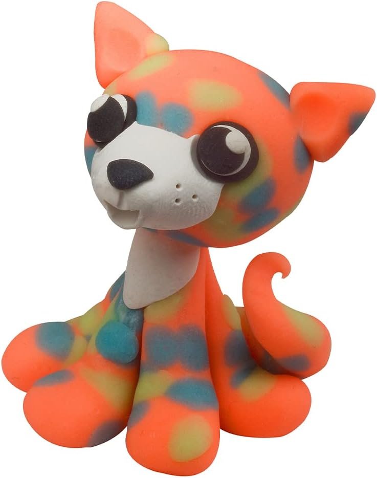 Sculpey Bake Shop Glow in the Dark Polymer Oven Bake Clay, 6 unique color set, clay projects glow in the dark made for creating holiday, DIY projects, jewelry and school projects.