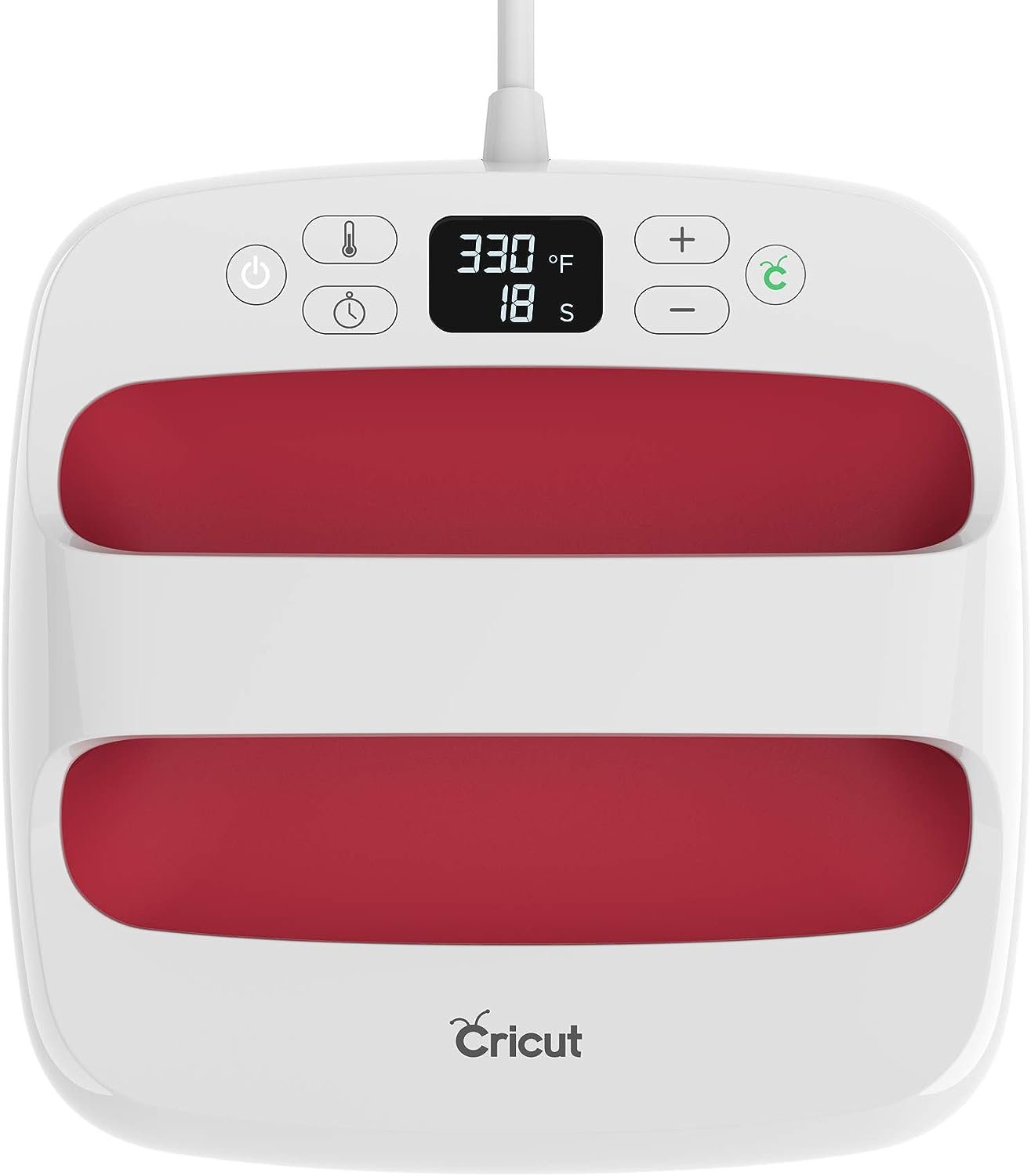 Cricut EasyPress 2 Heat Press (9x9) Rasberry - Iron-On Starter Bundle