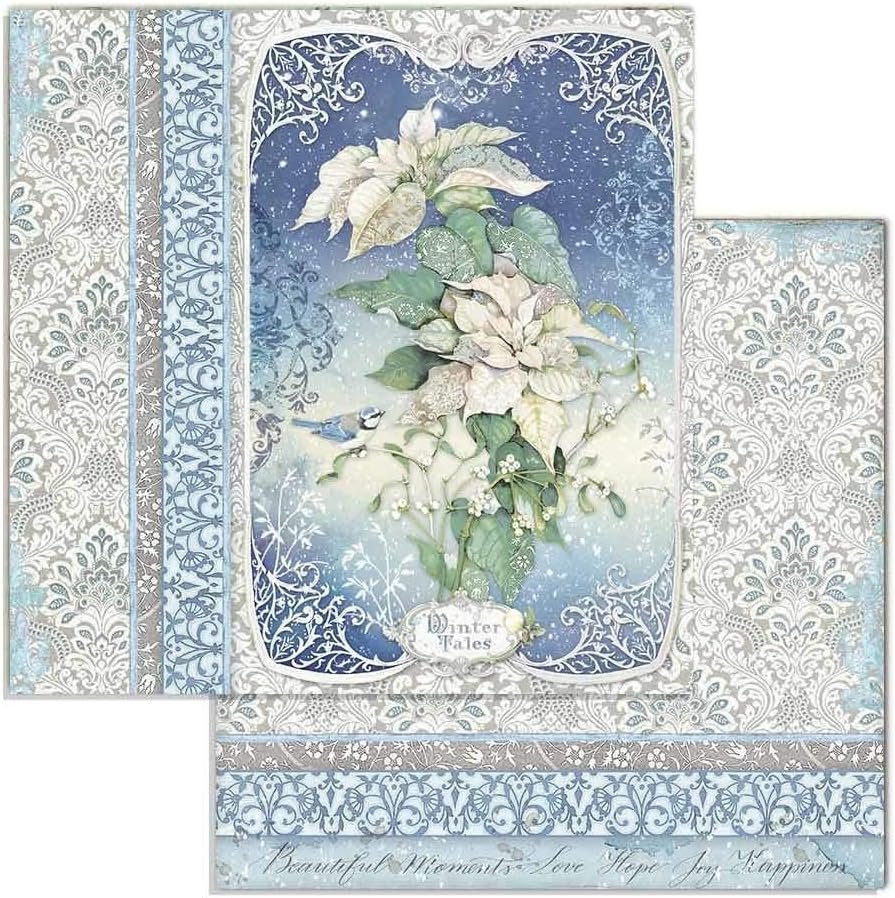 STAMPERIA INTL, KFT (3PL) Paper PAD 12X12 10PK WNTR, Winter Tales, 10 Designs/1 Each