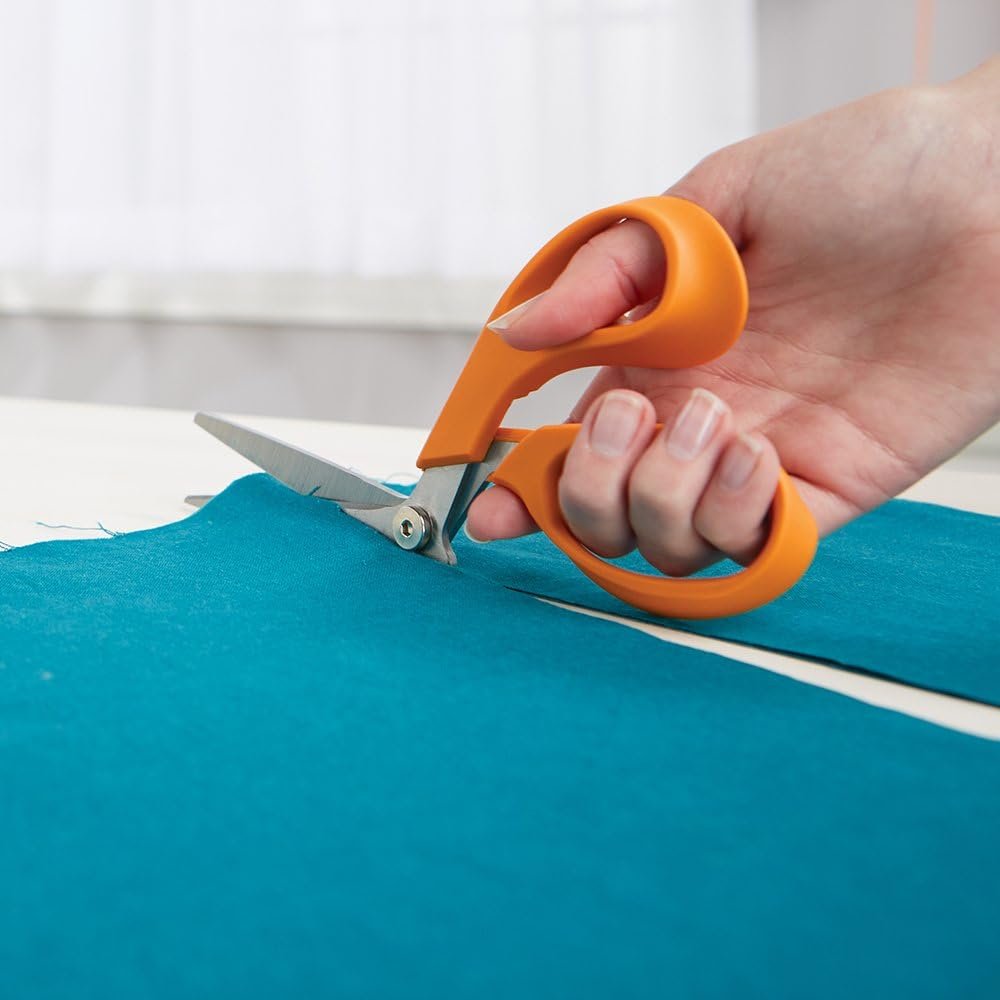 Fiskars RazorEdge Fabric Shears/Seam Ripper for Tabletop Cutting