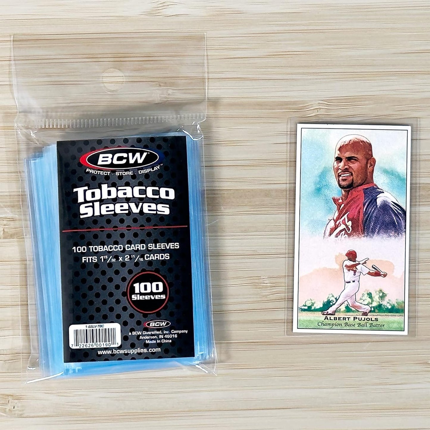 BCW 1-SSLV-TBC Tobacco Card Sleeves