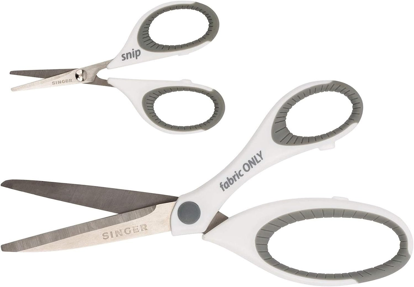 SINGER Sewing Scissors Set – 8.5-Inch Fabric Scissors & 4-Inch Mini Detail Scissors