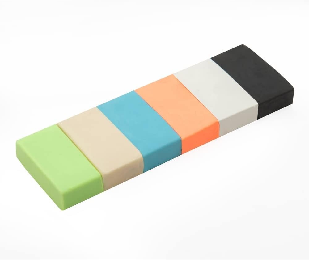 Sculpey Bake Shop Glow in the Dark Polymer Oven Bake Clay, 6 unique color set, clay projects glow in the dark made for creating holiday, DIY projects, jewelry and school projects.