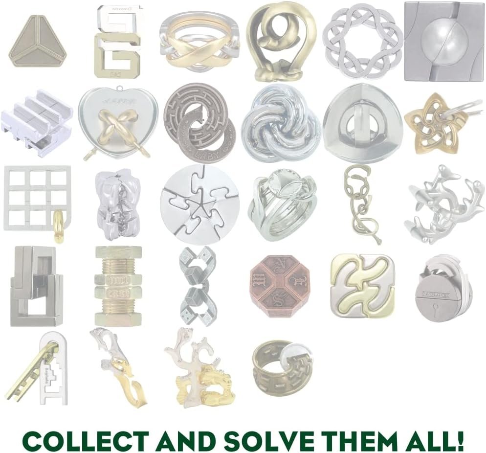 BePuzzled |Dot Hanayama Metal Brainteaser Puzzle Mensa Rated Level 2, for Ages 12 and Up