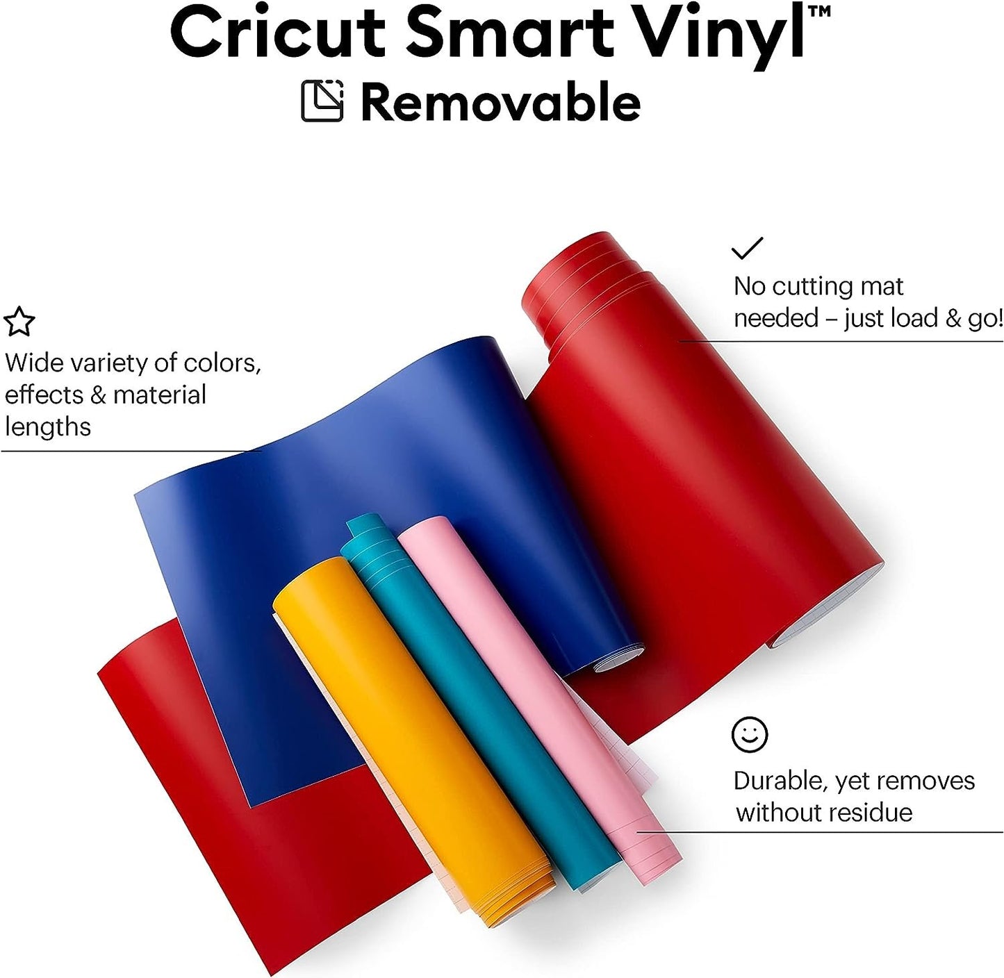 Cricut Vinyl Transfer Tape 12 inch Rolls for use Cutting Machines for Removable Decals Labels DIY Projects