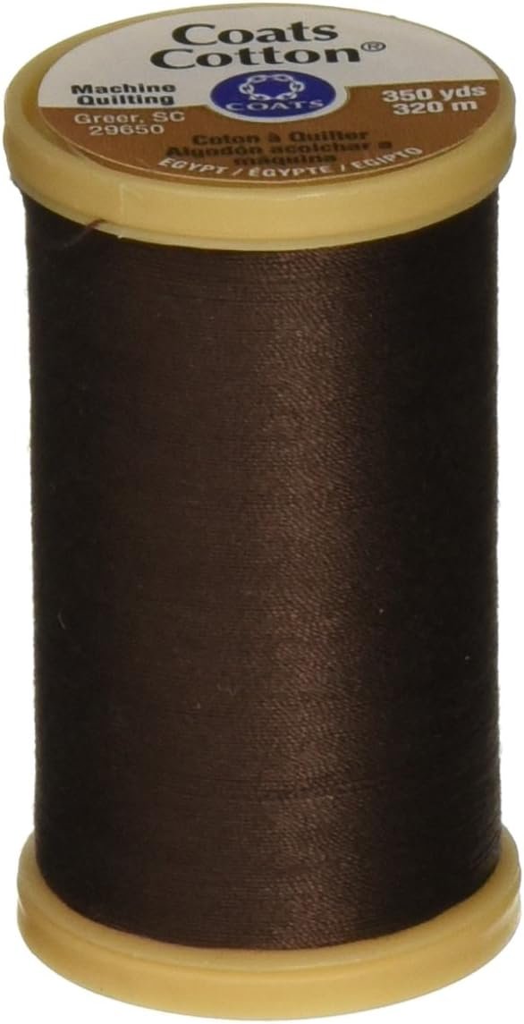 Coats Thread & Zippers Machine Quilting Cotton Thread, 350-Yard, Chona Brown