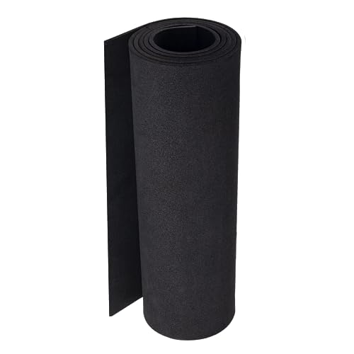 Pixiss EVA Foam Roll 5mm (Black) - 35cm x 150cm x 5mm Foam Roll for Foam for Cosplay and Crafts - High Density Foam, Versatile Black Foam - DIY Projects, Foam Padding - Foam Mats for Floor - EVA Foam Cosplay