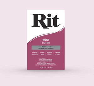 Rit Dye Liquid Wine All-Purpose Dye 8oz, Pixiss Tie Dye Accessories Bundle