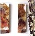 Pixiss Brown Alcohol Ink Set 4 Pack 4oz Bottles with Mini Squeeze Bottles Alcohol Ink for Epoxy Resin Yupo Paper Tumblers Coasters Resin Colorant for Resin Art Supplies
