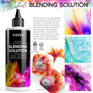 PIXISS Alcohol Blending Solution 4oz. and Accessories