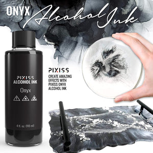 PIXISS Alcohol Ink 4oz. - Onyx (Black)