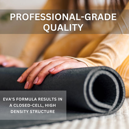 Pixiss EVA Foam Roll 5mm (Black) - 35cm x 150cm x 5mm Foam Roll for Foam for Cosplay and Crafts - High Density Foam, Versatile Black Foam - DIY Projects, Foam Padding - Foam Mats for Floor - EVA Foam Cosplay