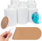 PIXISS Glazed Round Ceramic Coaster/Tiles with Cork Backing - 100PC