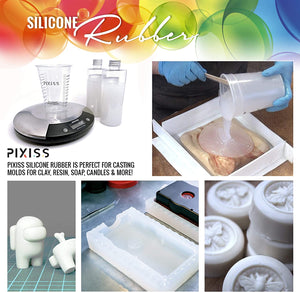 PIXISS Liquid Silicone Rubber for Mold Making - 128oz. Kit