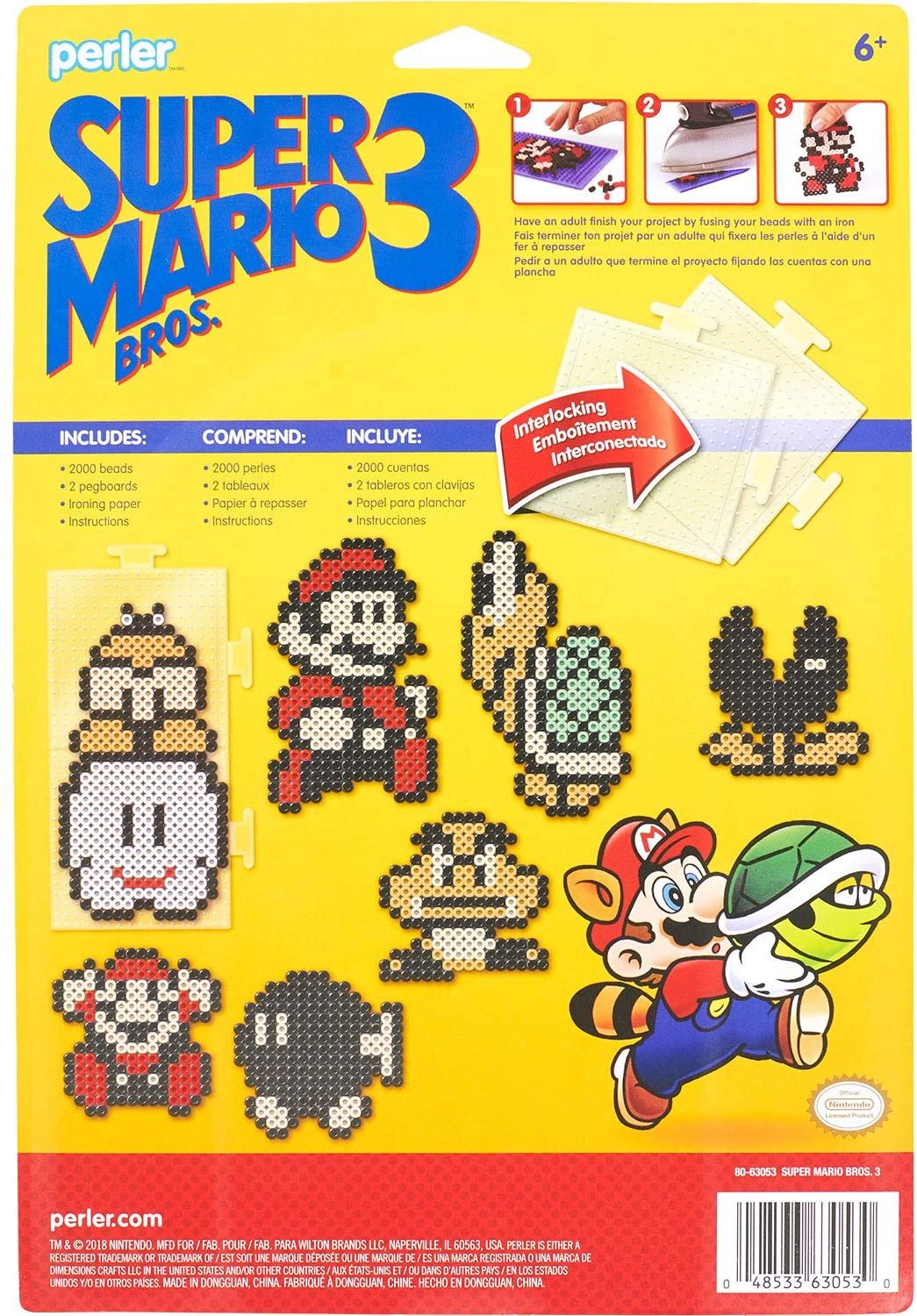 Perler Beads Crafts for Kids Fuse Bead Pattern Kit, 1000pc
