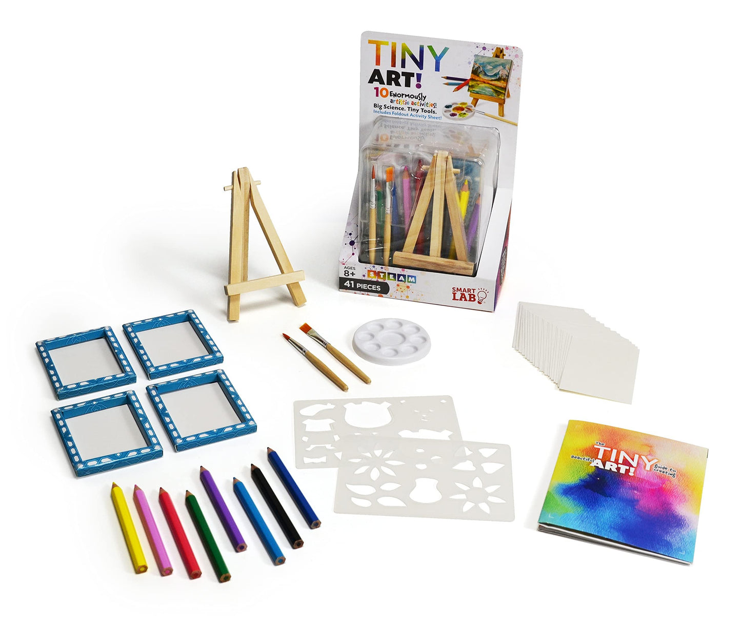 SmartLab Toys Tiny Art! - 10 Enormously Artistic Activities. Big Science. Tiny Tools, Multi