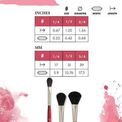 PRINCETON ARTIST BRUSH CO. Oval MOP 1/4"