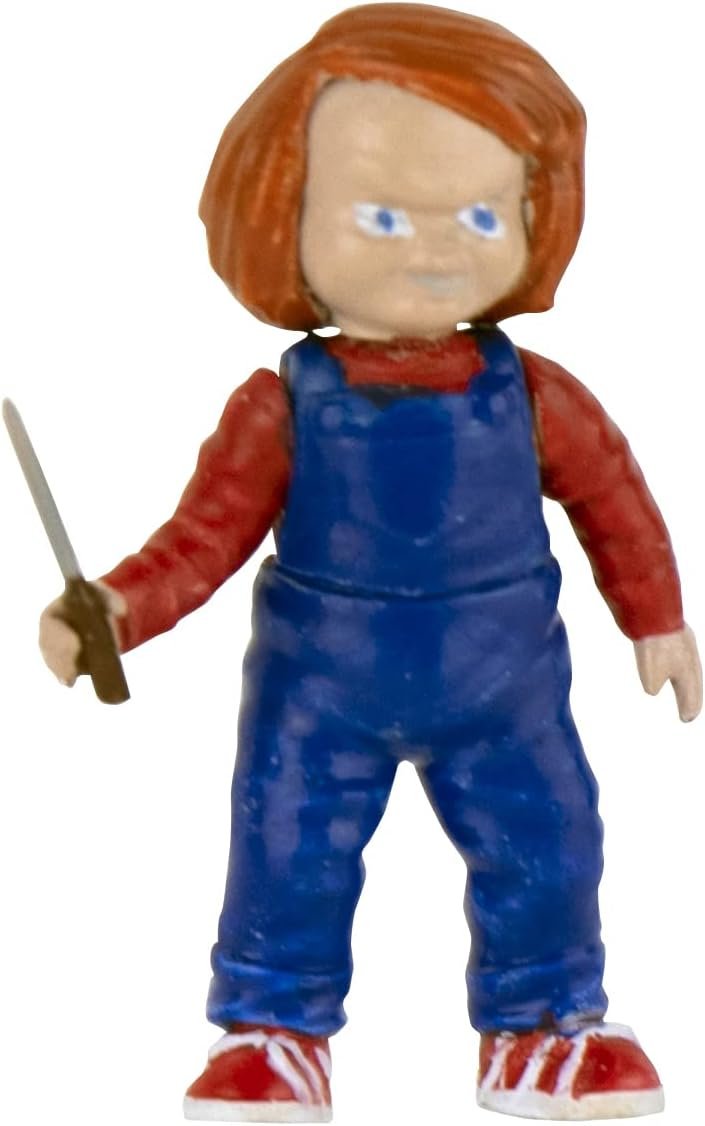 World's Smallest Universal Studios Horror Micro Action Figures 3-Pack (Chucky, Michael Myers, & Hellboy), (MGHU3pk)