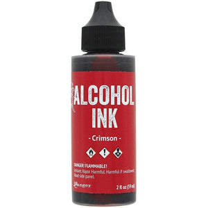 Tim Holtz Alcohol Ink - Crimson 2 oz.