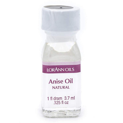 LorAnn Anise Oil Super StrengthNatural Flavor, 1 dram bottle (.0125 fl oz - 3.7 ml) - 12 pack