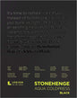 Stonehenge Aqua Black Pad, 140lb, Coldpress, 8 x 10 Inches, 15 Sheets