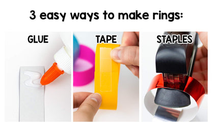 Mighty Bright Paper Chain Strips 1"X8" 180/Pkg-Assorted Colors