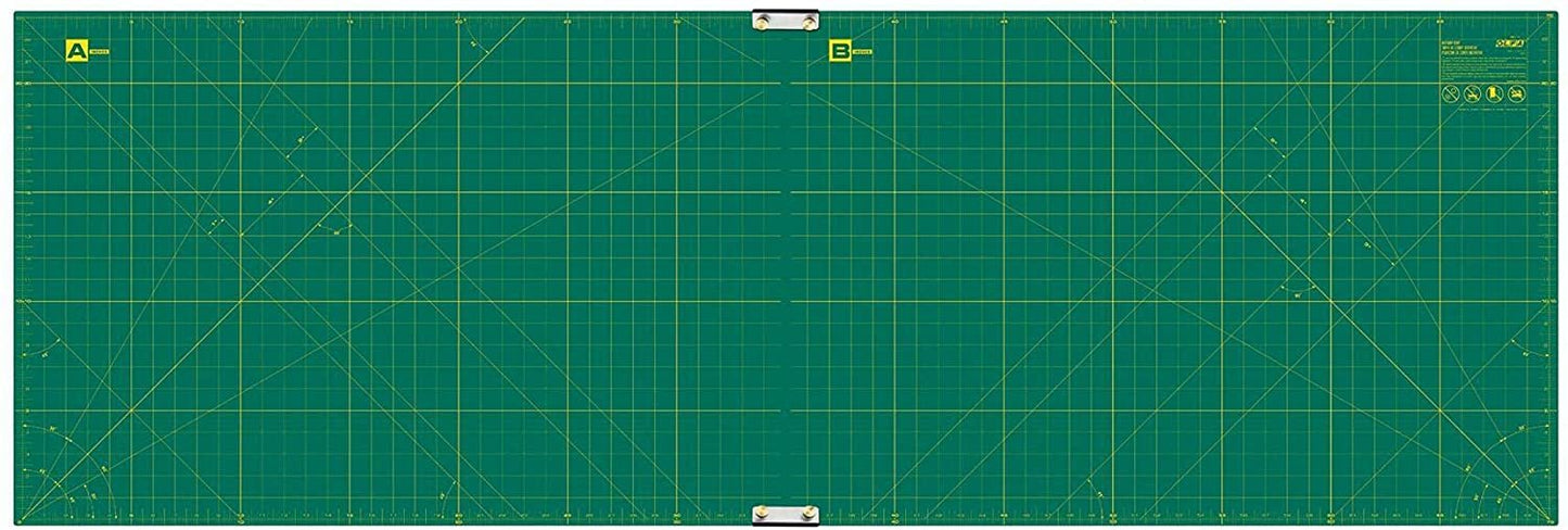 OLFA Gridded Cutting Mat Set - Clipped