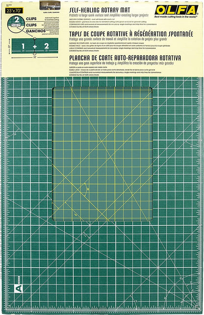 OLFA Gridded Cutting Mat Set - Clipped